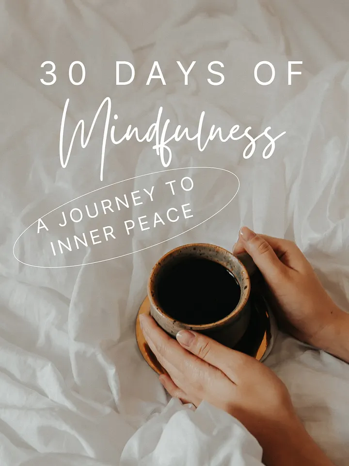 30 Days Of Mindfulness – A Journey To Your Inner Peace product image (1)