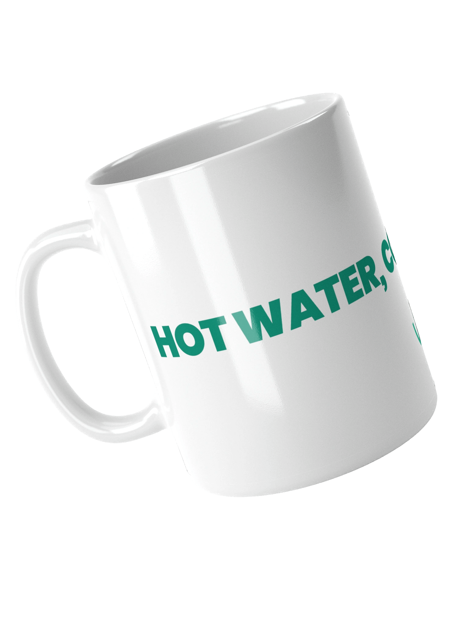 HOT WATER, COLD ANALYSIS White Glossy Mug product image (4)