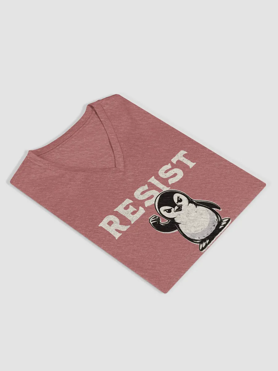 Resist Penguin V-Neck Tee product image (4)