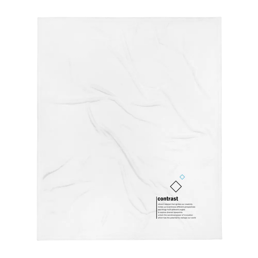 contrast blanket - light blue line product image (4)