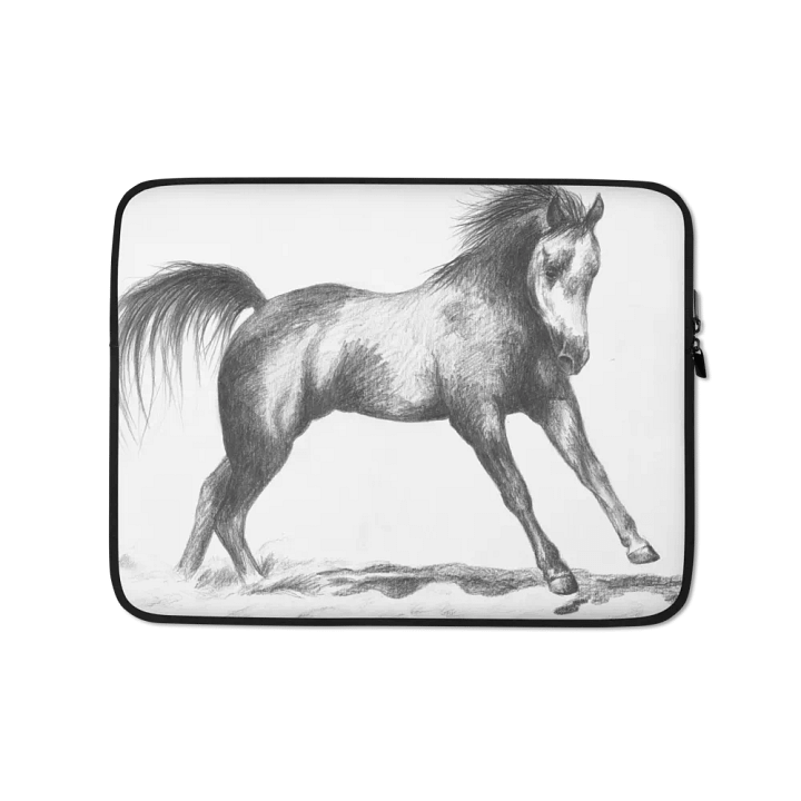 Arab horse cantering laptop sleeve product image (2)