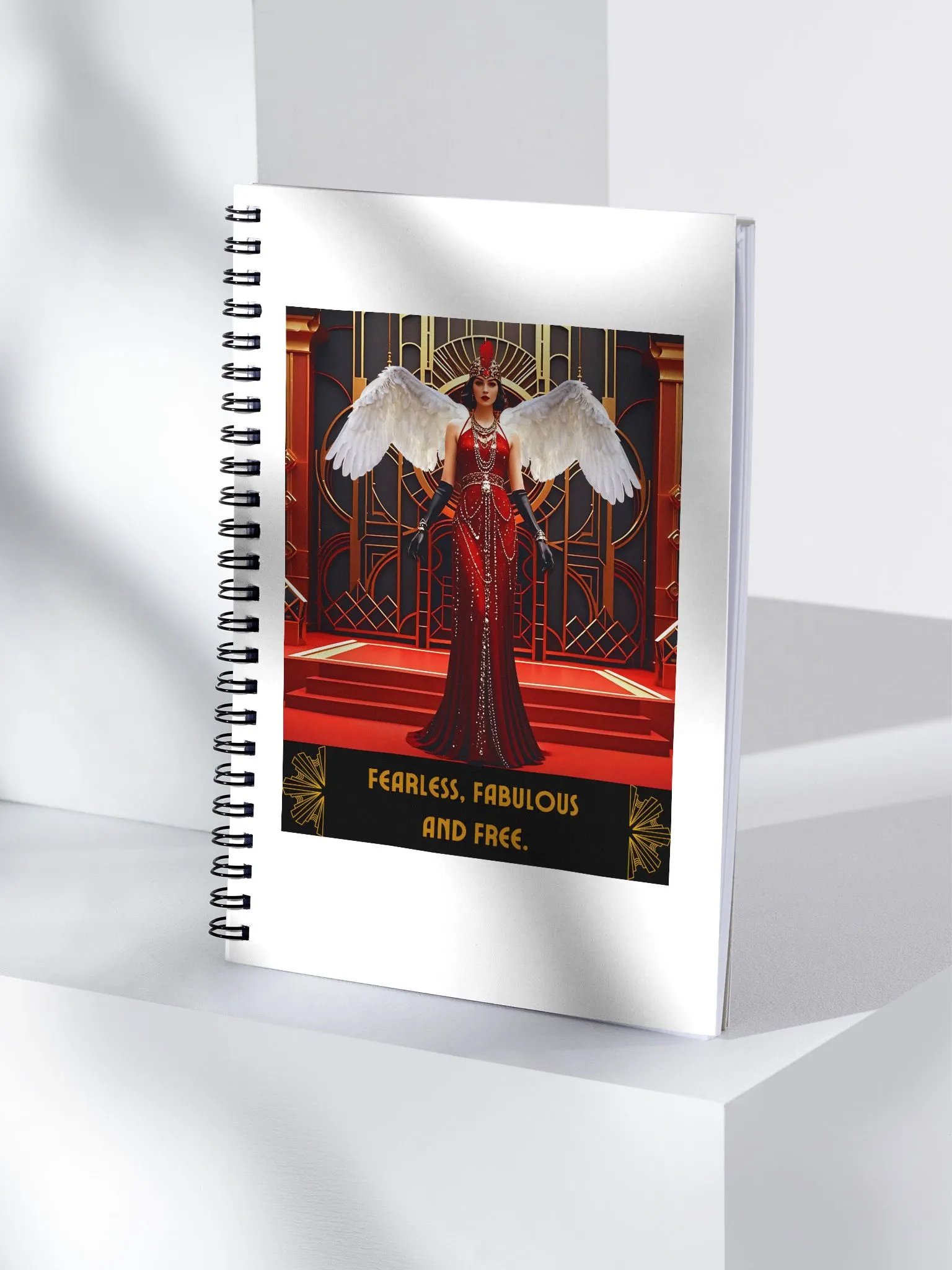 1920s Graphics on Front and Back Covers - 140 Page Notebook product image (4)