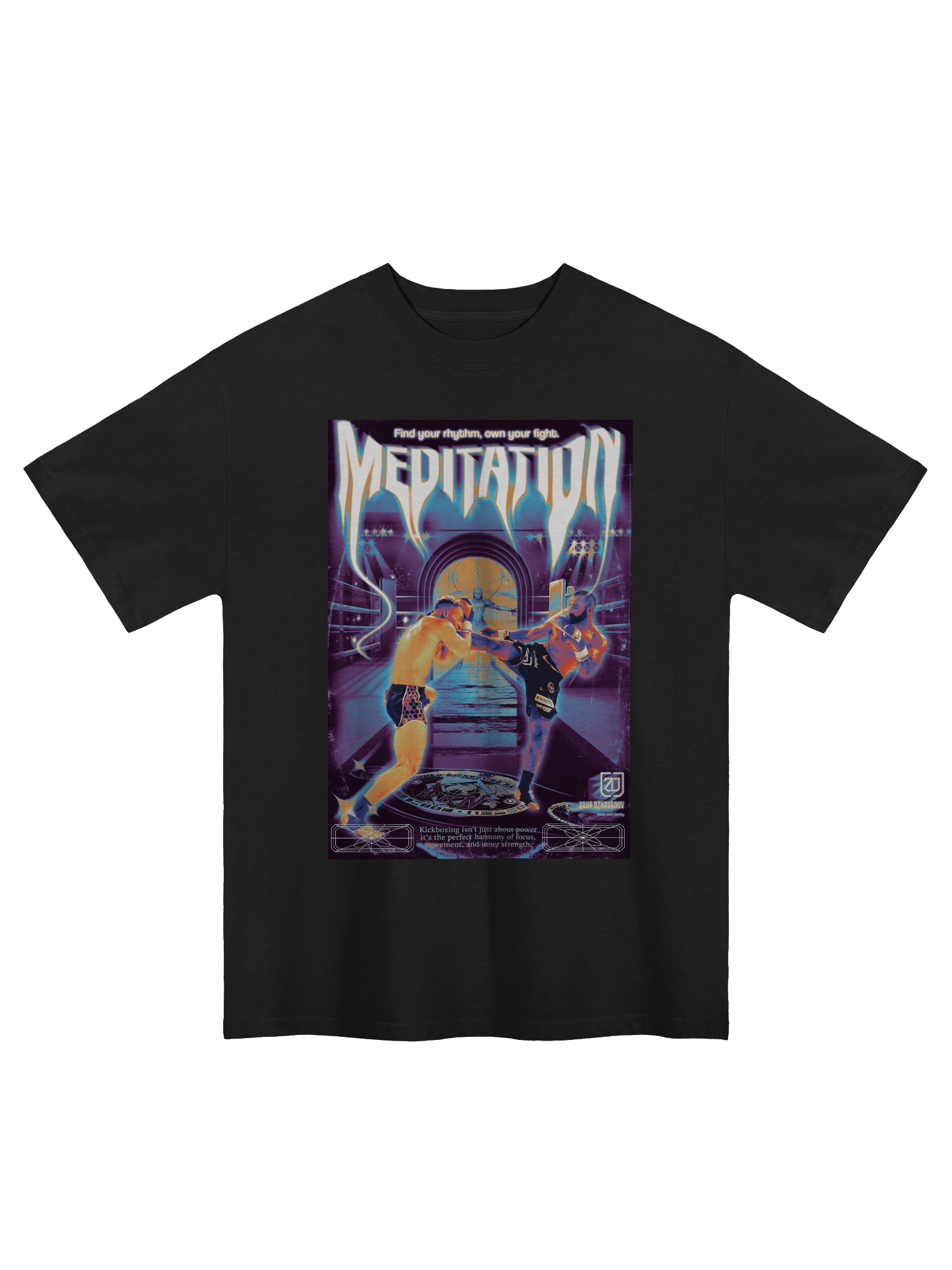 Oversized Tee - Meditation by Zaur Dzhavadov product image (2)