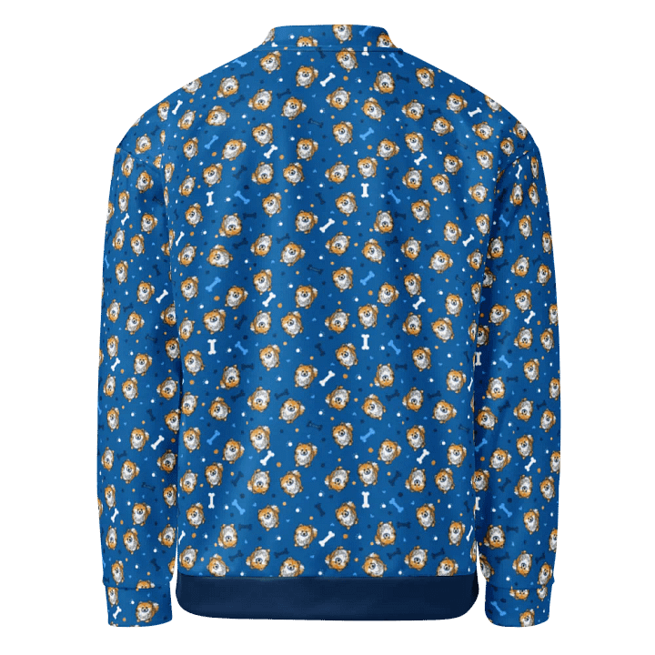 Pomeranian Blue Bomber Jacket product image (2)