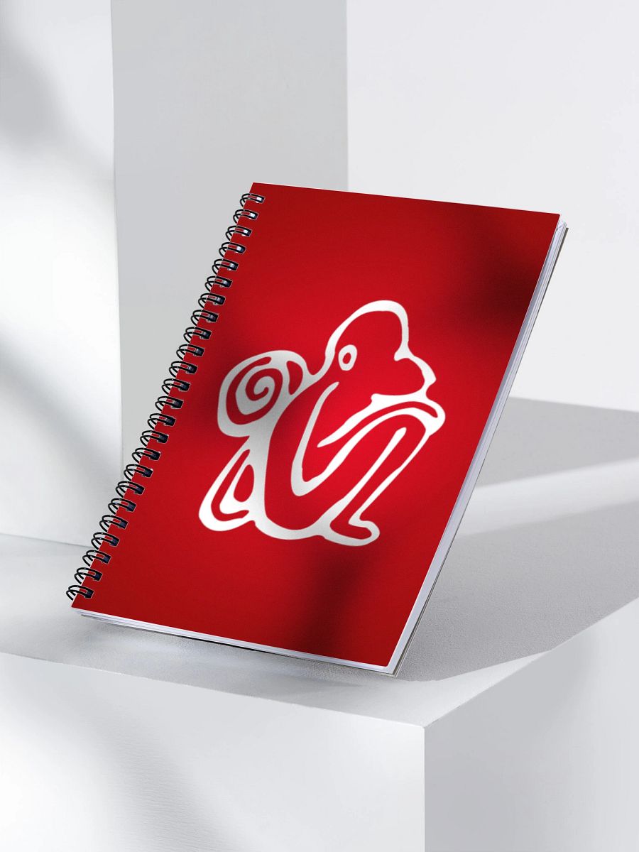 Whimsical New Monkey Spiral Notebook product image (3)