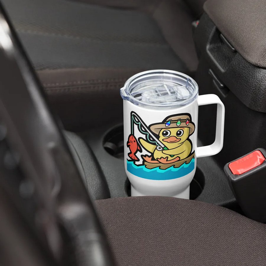 Sunshine Fish Travel Mug with Handle product image (7)
