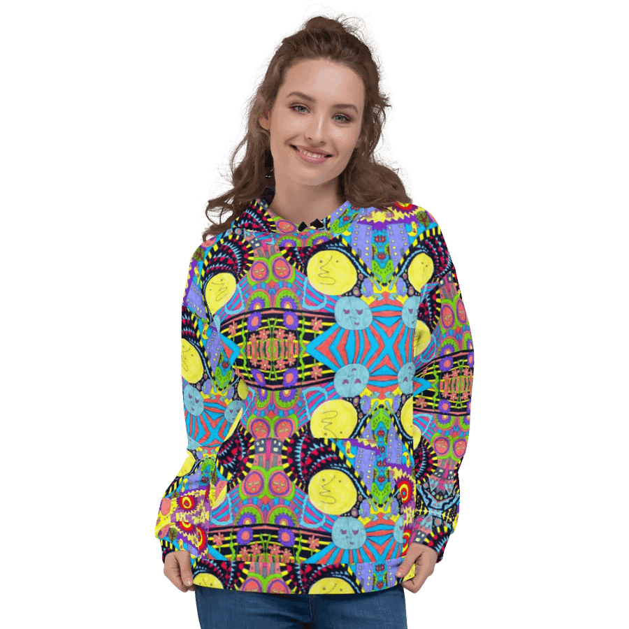 Abstract Dream Fantasy Design Unisex Pull Over Hoodie product image (5)