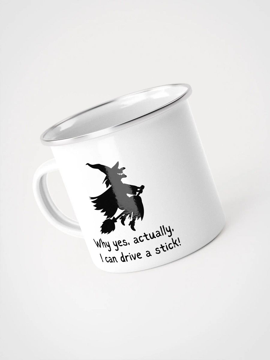 Halloween Enamel Mug, With, Broomstick, Driving product image (4)