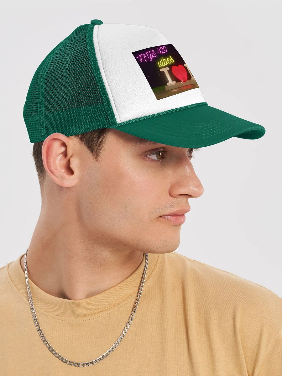 I ❤️ NY Foam Trucker Hat - NYS 420 Vibes Edition product image (21)