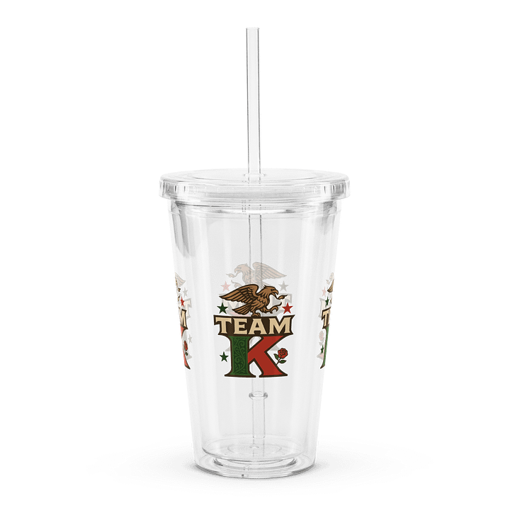 Team K Mexico Clear Plastic Tumbler product image (1)
