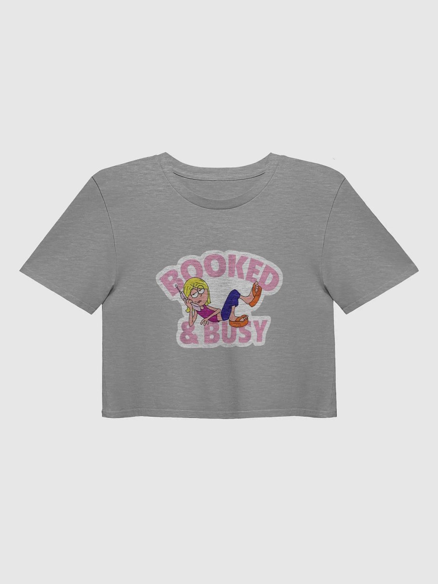 Booked & Busy Premium Crop Top product image (5)