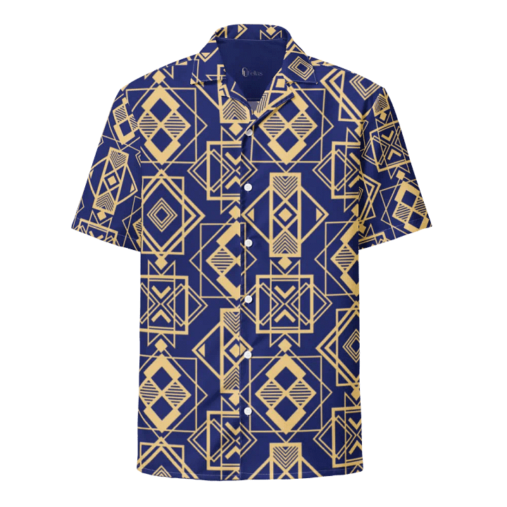 Golden Geometric Paradise Shirt product image (1)