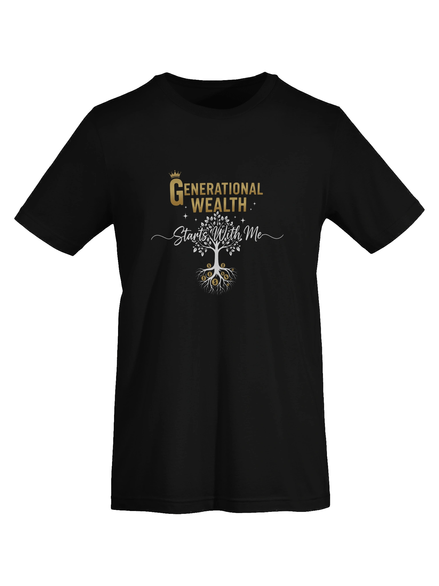 Generational Wealth Starts Here T-Shirt – Motivational Legacy Tee | Financial Success Apparel, Inspirational Quotes Shirt product image (7)