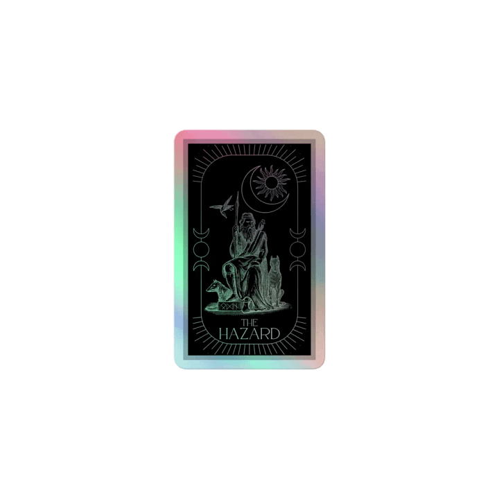The Hazard Holographic Sticker product image (1)