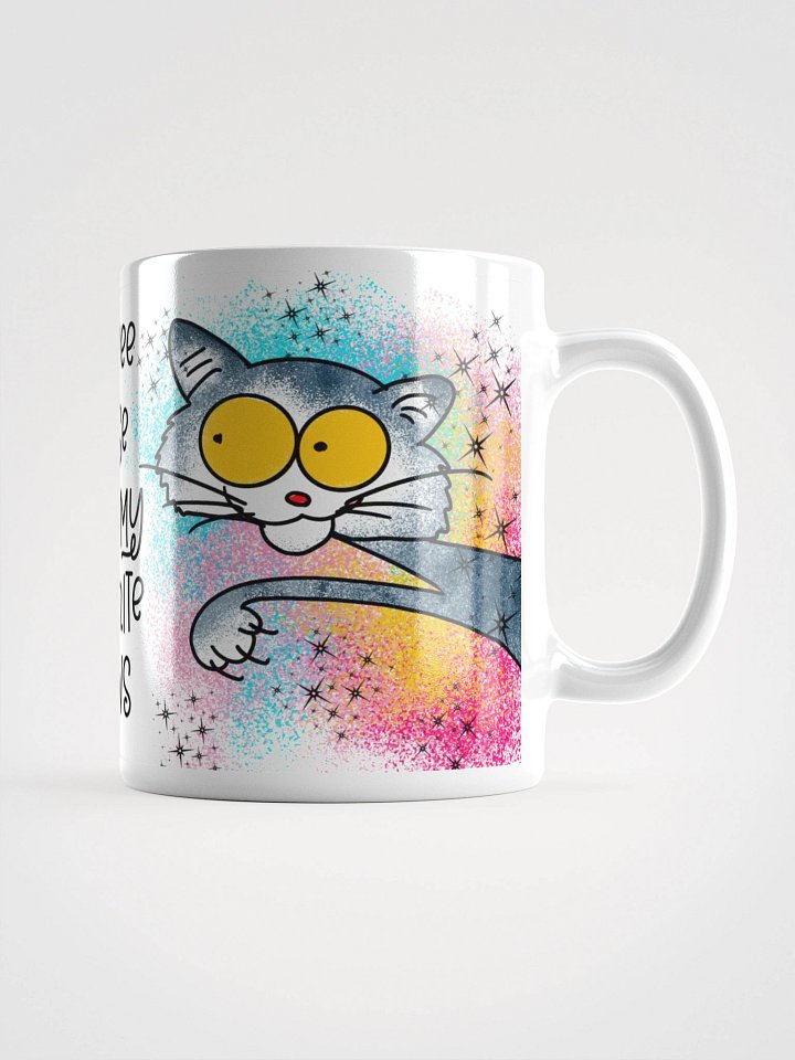 Claws & Coffee Cartoon Mug product image (2)