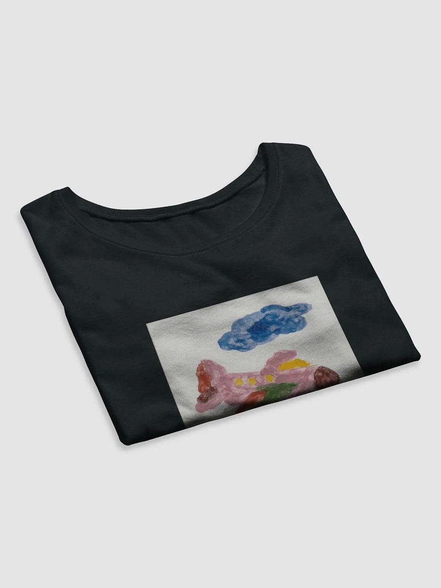 Kid Airplane (Bella+Canvas Women's Crop Baby Tee) product image (5)