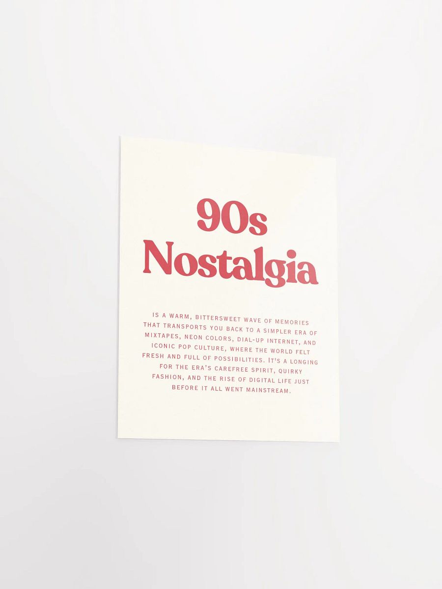 90s Nostalgia - Enhanced Matte Paper Poster product image (3)
