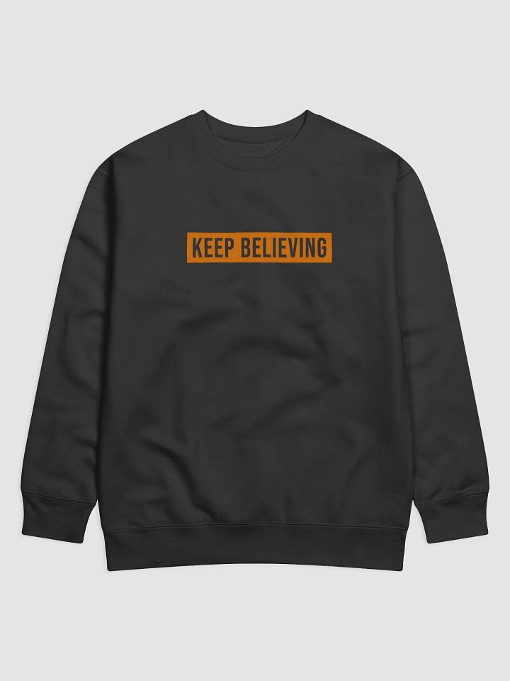 Believe Orange Premium Sweatshirt product image (4)