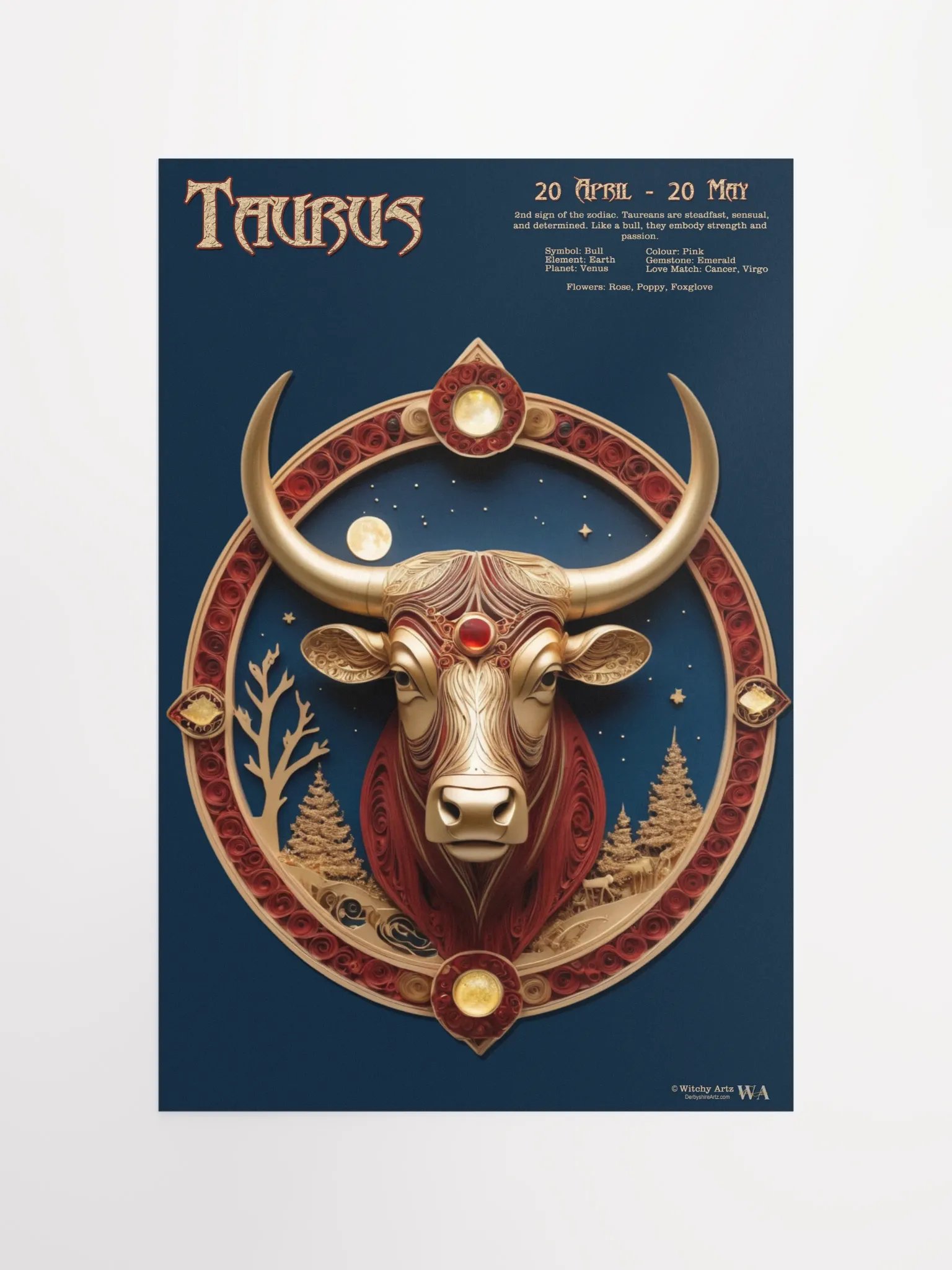 Western Zodiac Poster - TAURUS product image (10)