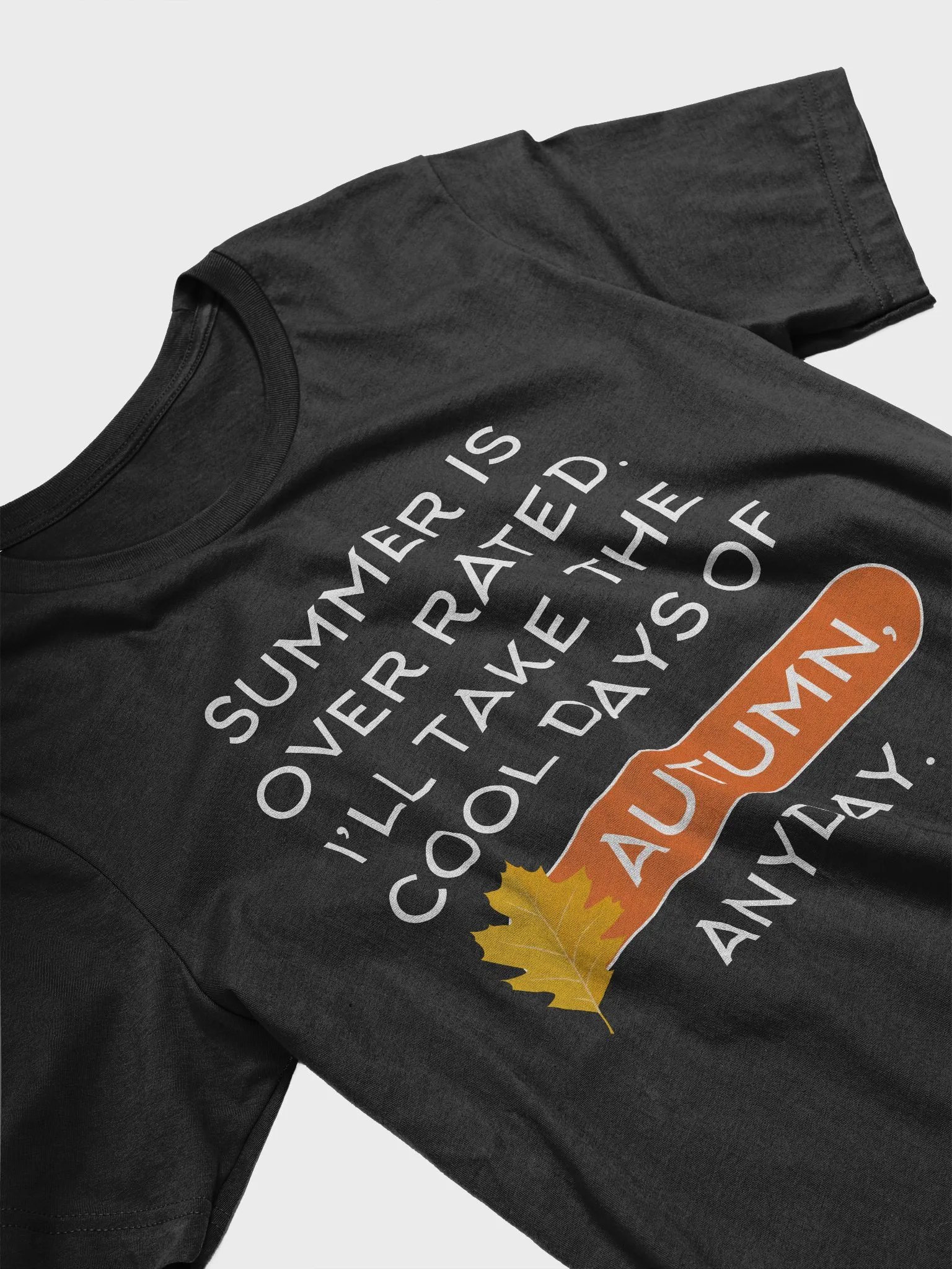 🍂 Summer is Overrated, I'll Take the Cool Days of Autumn T-Shirt | Funny Fall Season Shirt | Cozy Autumn Lover Tee product image (18)