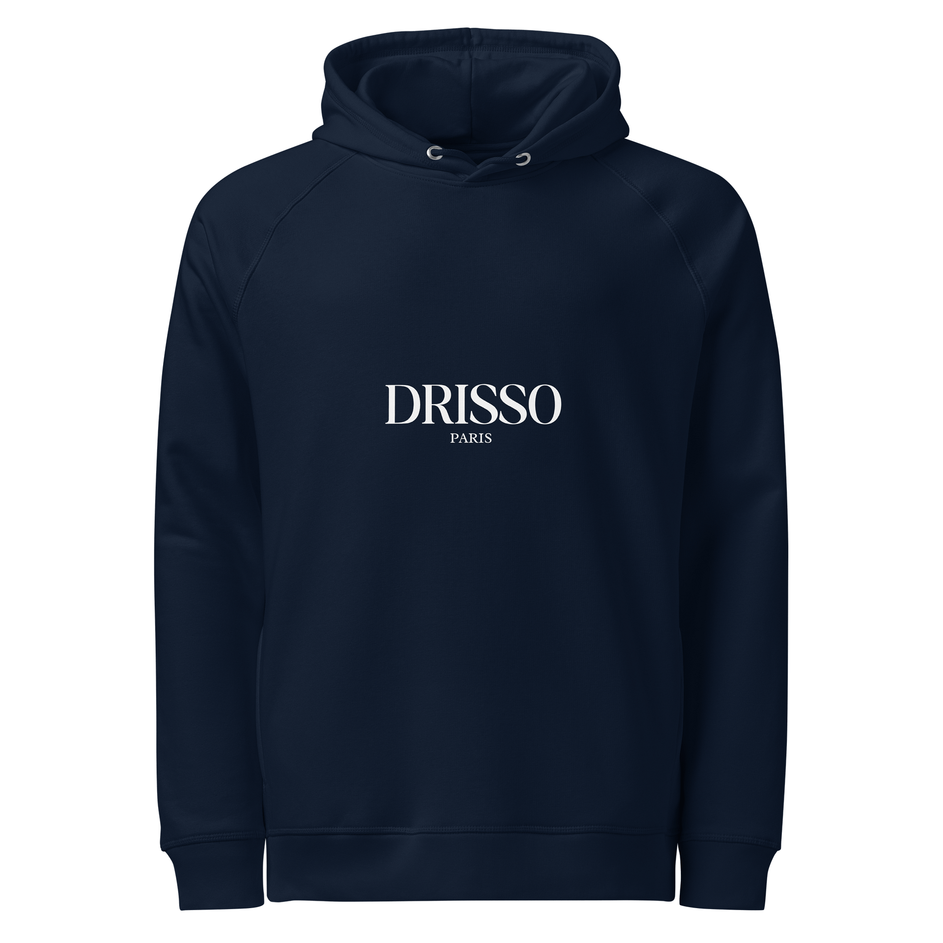 Drisso Paris™ Black Stanley/Stella Unisex Organic Side Pocket Hoodie product image (1)