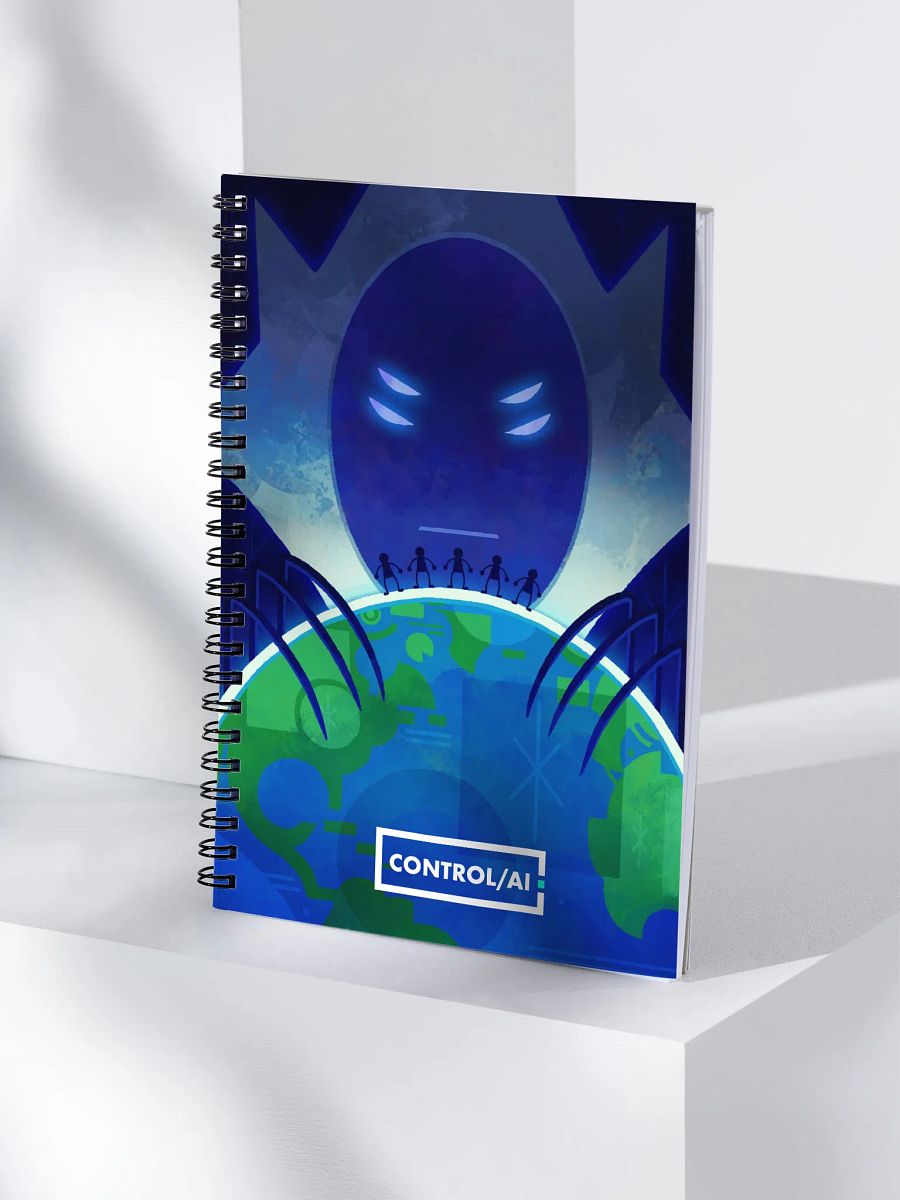 What if AI keeps getting smarter? Spiral Notebook product image (4)