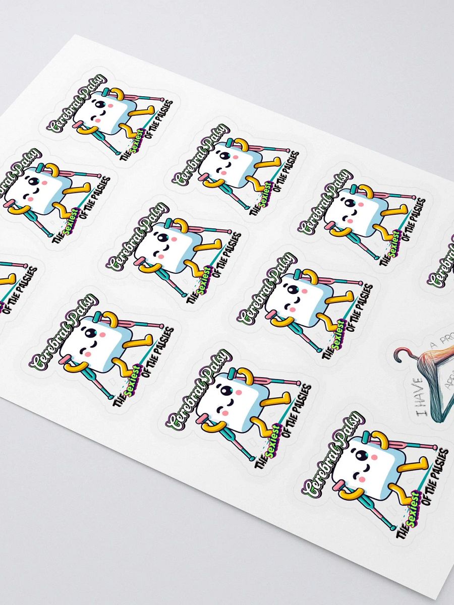 Sexiest Of The Palsies Kiss Cut Sticker Sheet product image (2)