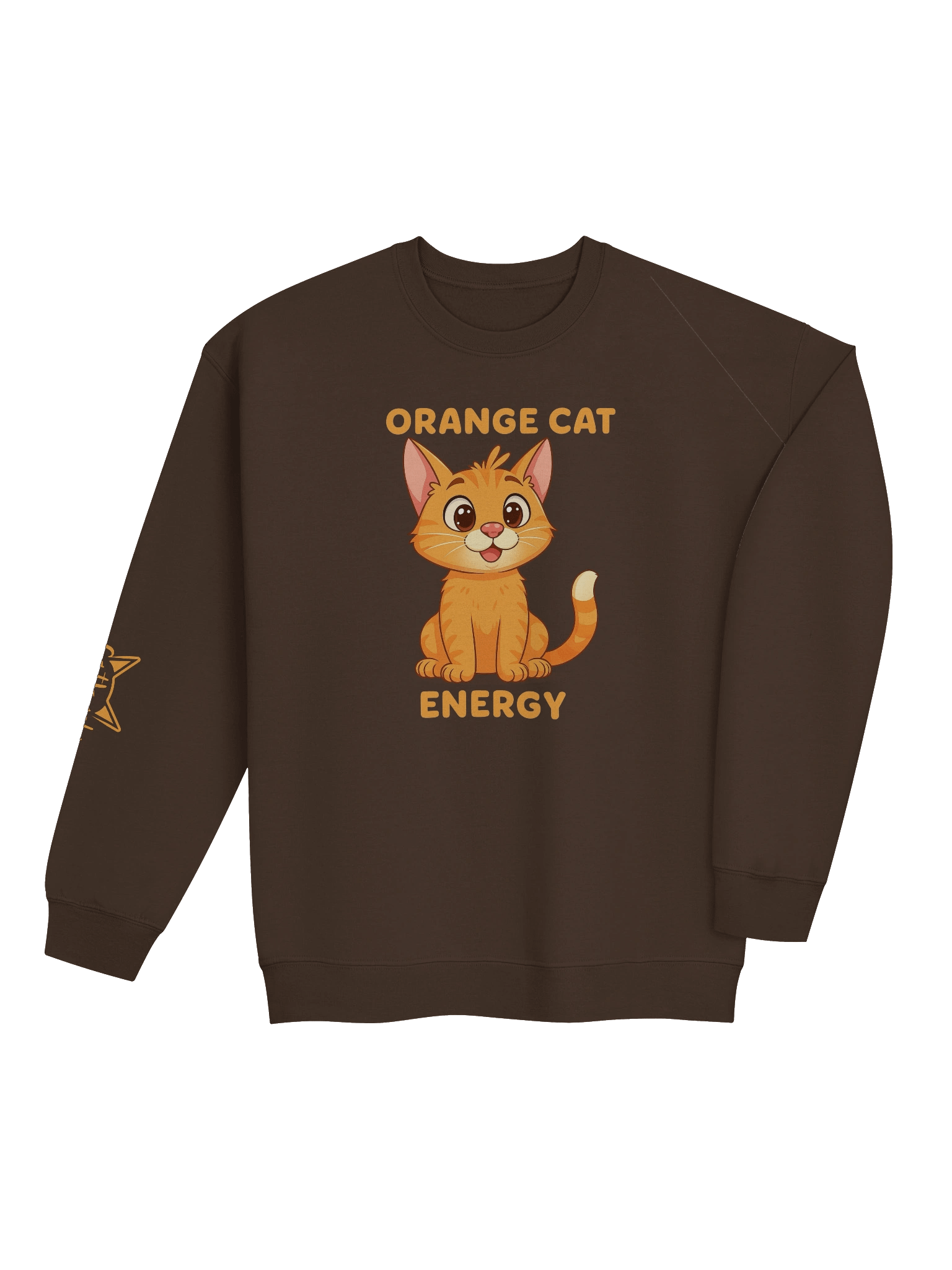 ORANGE CAT ENERGY CREWNECK product image (10)