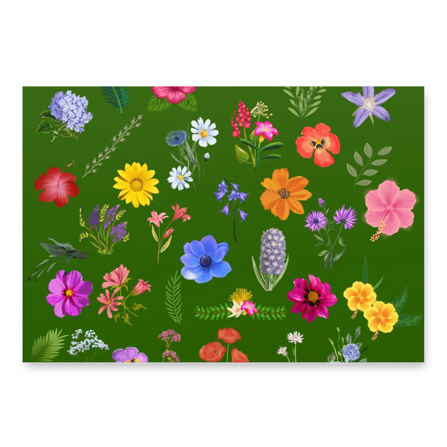 Botanical Bliss Wrapping Paper Set product image (2)