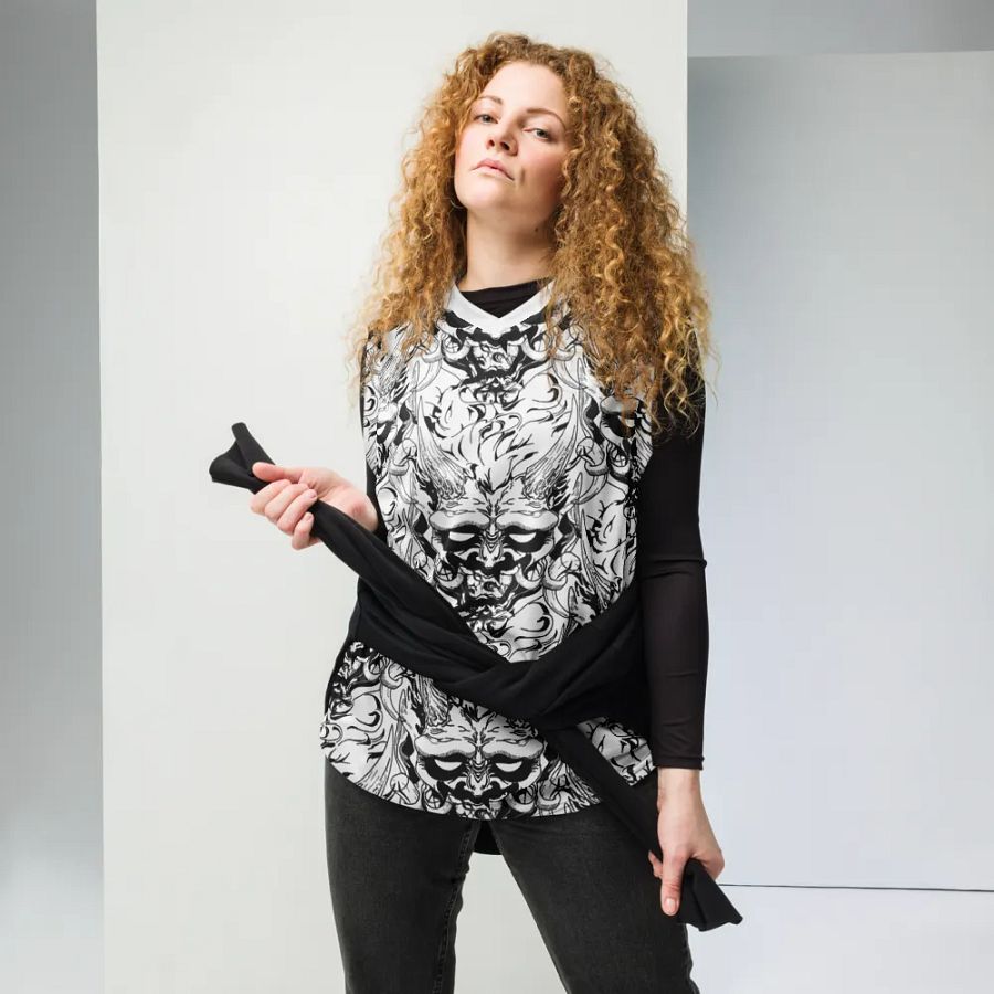 [ ONIFACE ] WHITE /BLACK Basketball Jersey // SYN product image (6)