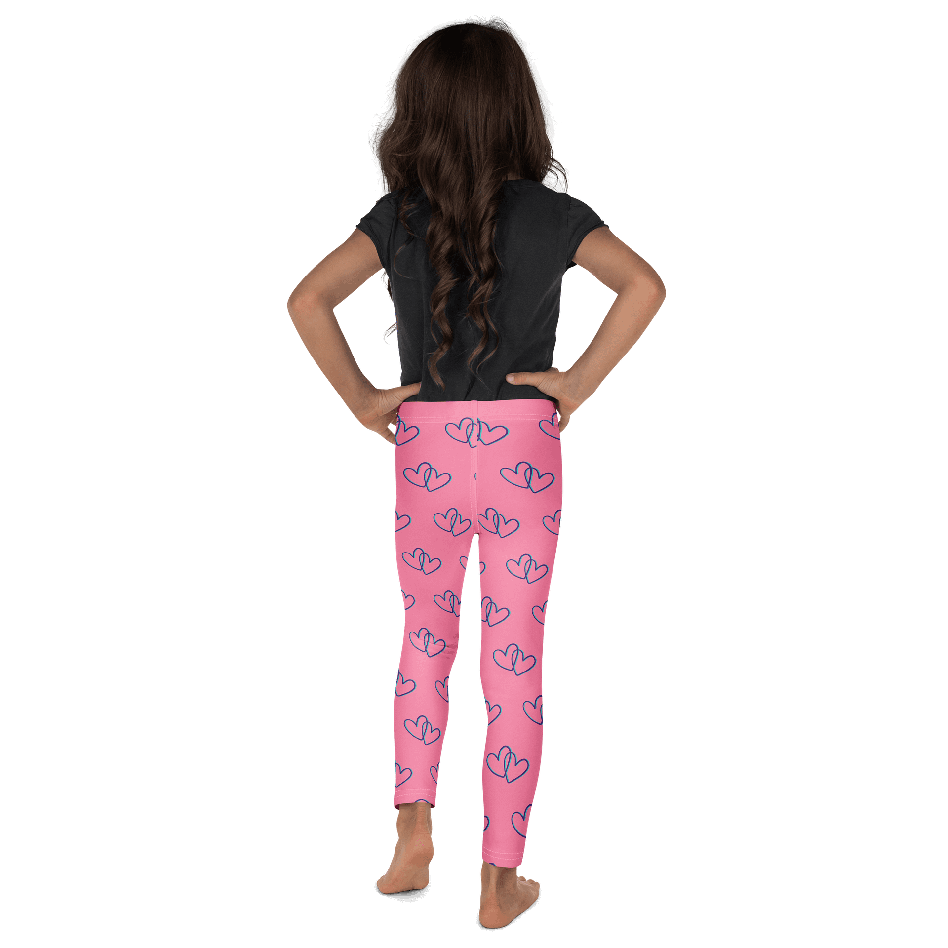 Pink Heart Kids Leggings product image (3)
