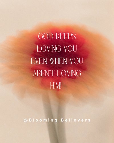 Even in our weakest moments, God’s love doesn’t waver. 💛
His closeness isn’t based on our performance — it’s anchored in the ...