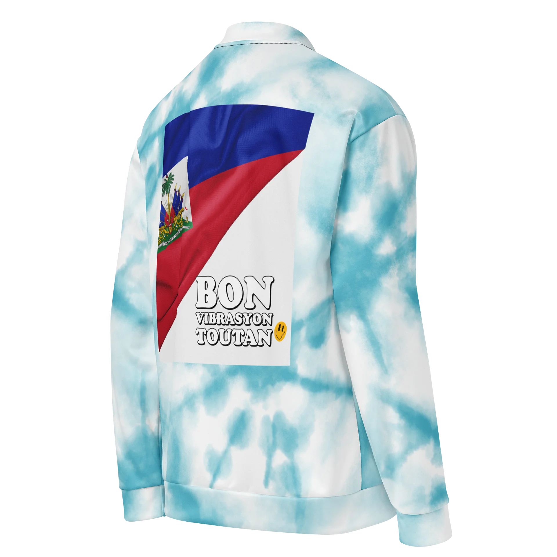 Edikasyon se Richès All-Over Print Bomber Jacket – Make Noise Without Saying a Word product image (4)