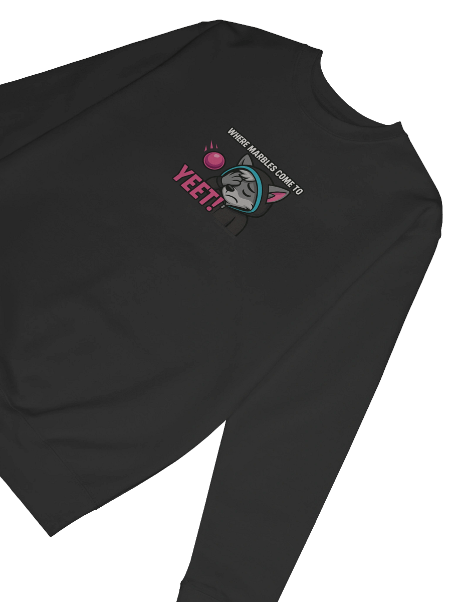 "WHERE MARBLES COME TO YEET!" SWEATSHIRT – Official Stream Mascot Edition product image (6)