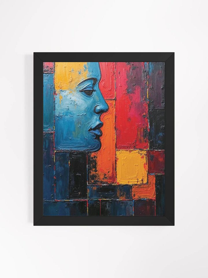 Vibrant Profile - Abstract Framed Print product image (5)