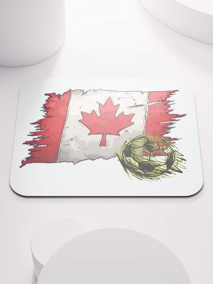 Canada Flag Soccer Football Mouse Pad product image (2)