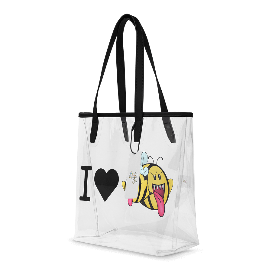 I Love Boo-Bees Clear Tote Bag product image (4)