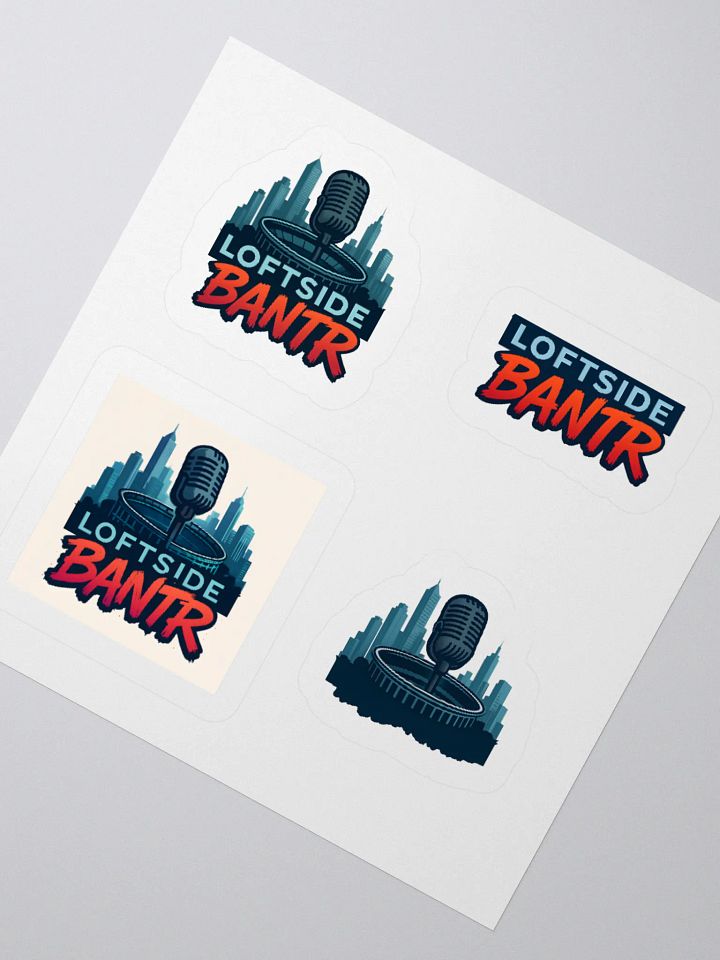 City Mic Kiss Cut Stickers product image (6)