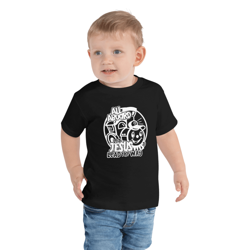 All Aboard - Let Jesus Lead the Way Toddler T-Shirt product image (6)