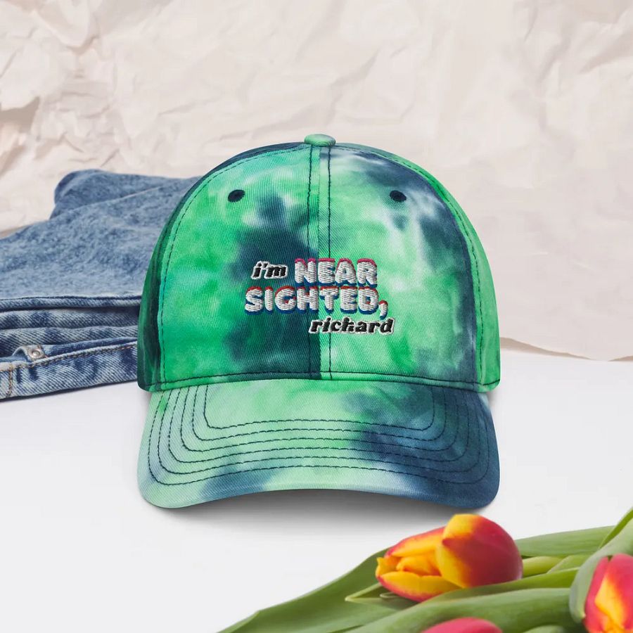 I'M NEARSIGHTED, RICHARD tie-dye dad hat product image (16)