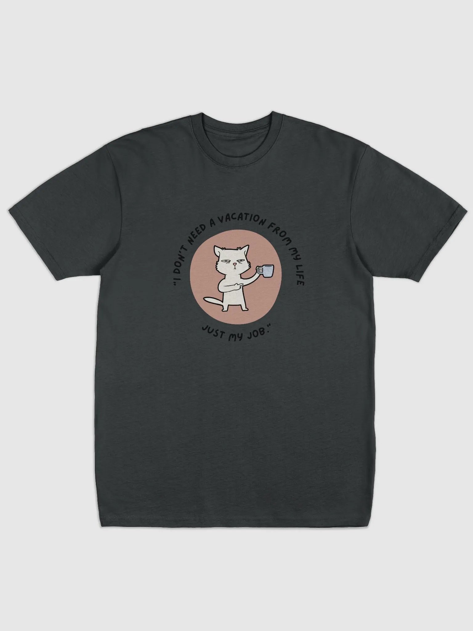 Unimpressed Cat Mug Tee product image (1)