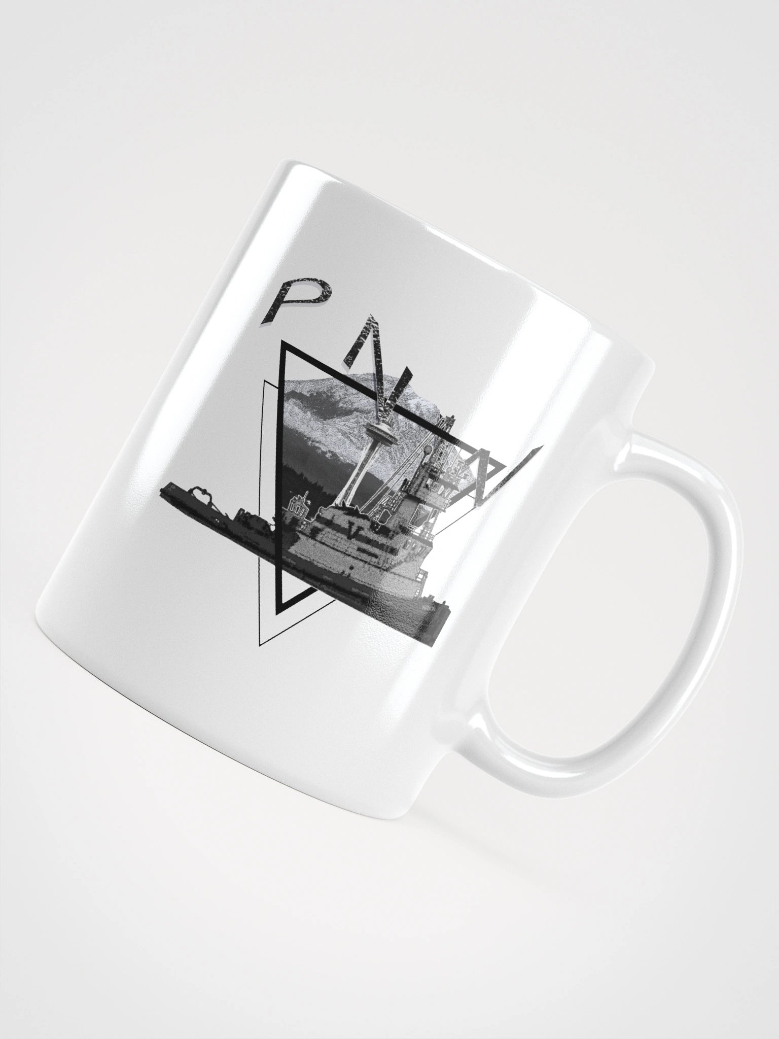 Hudson VB Triangle-Mt Raine- PNW Mug 11oz, 15oz, & 20oz product image (5)