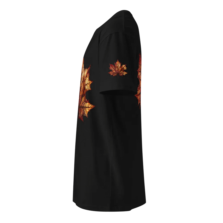 Autumn Leaf Stained Glass Unisex T-Shirt product image (12)