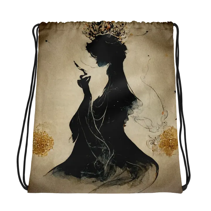 Ethereal Flow Drawstring Backpack product image (1)