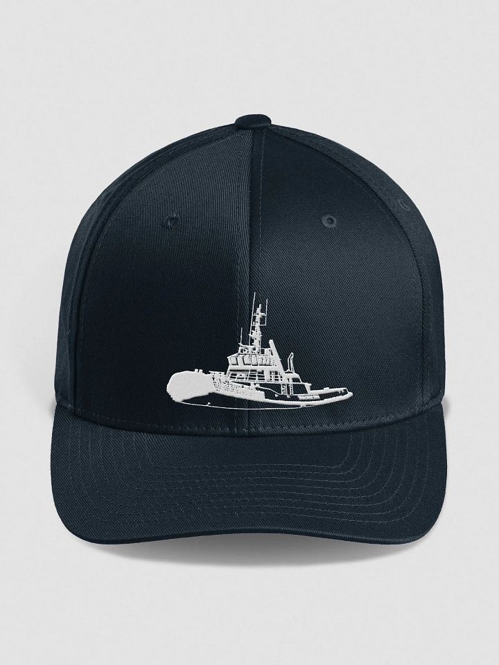 White Marco tug Fitted Flexfit Cap product image (1)