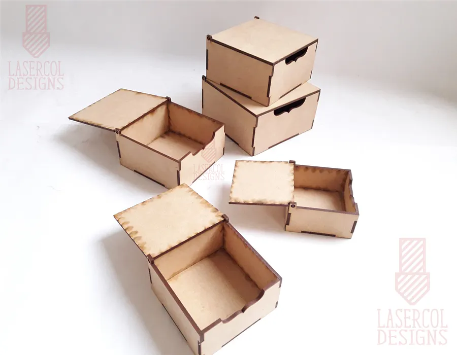 Boxes Set 2 (5 sizes) - Laser Cut Files product image (3)