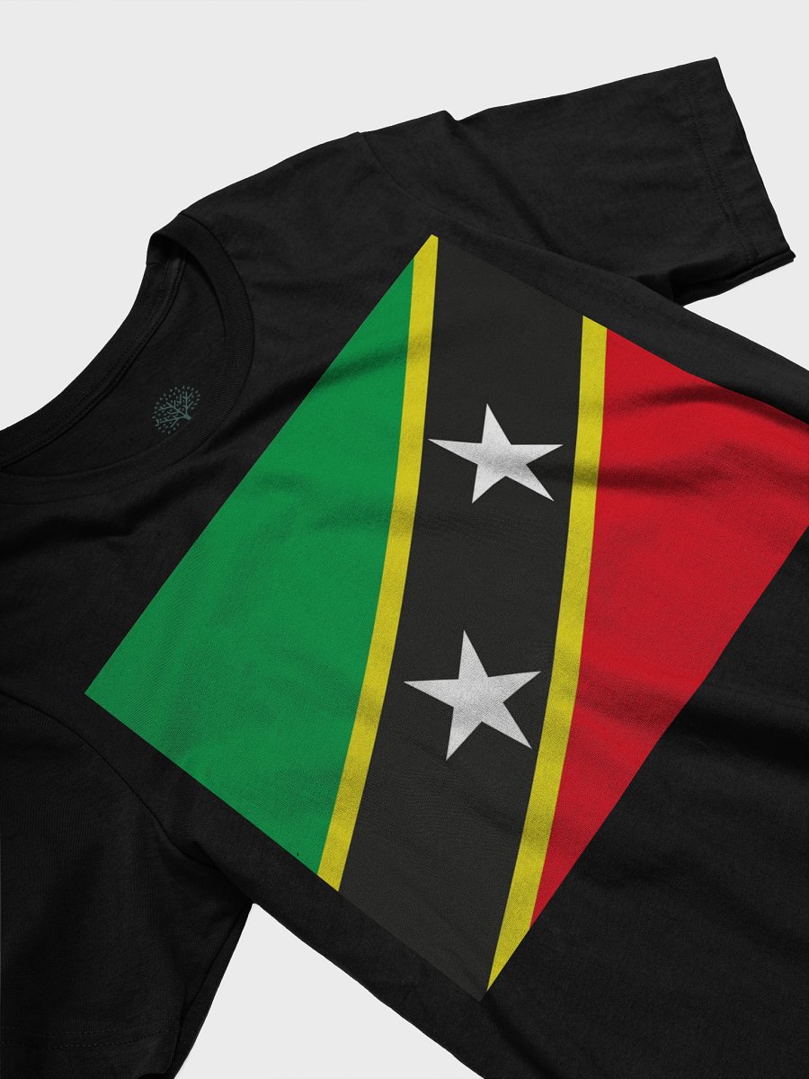 Exclusive Saint Kitts and Nevis Flag T-Shirt – Unisex Supersoft Comfort | TDS Music product image (26)