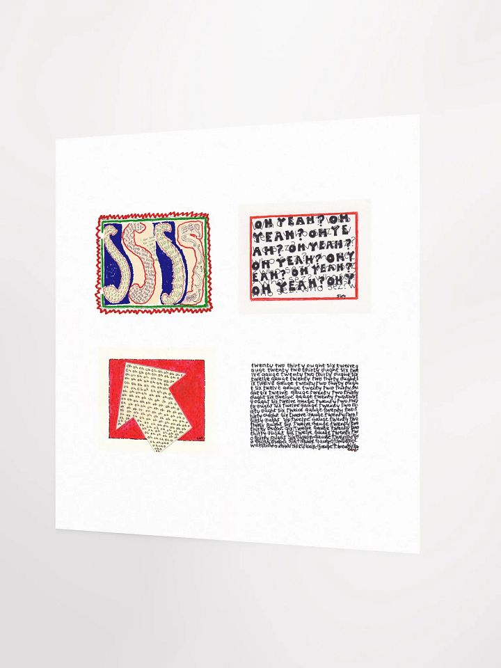 Build Your Own Four Panel Card Art (horizontal orientation) product image (1)
