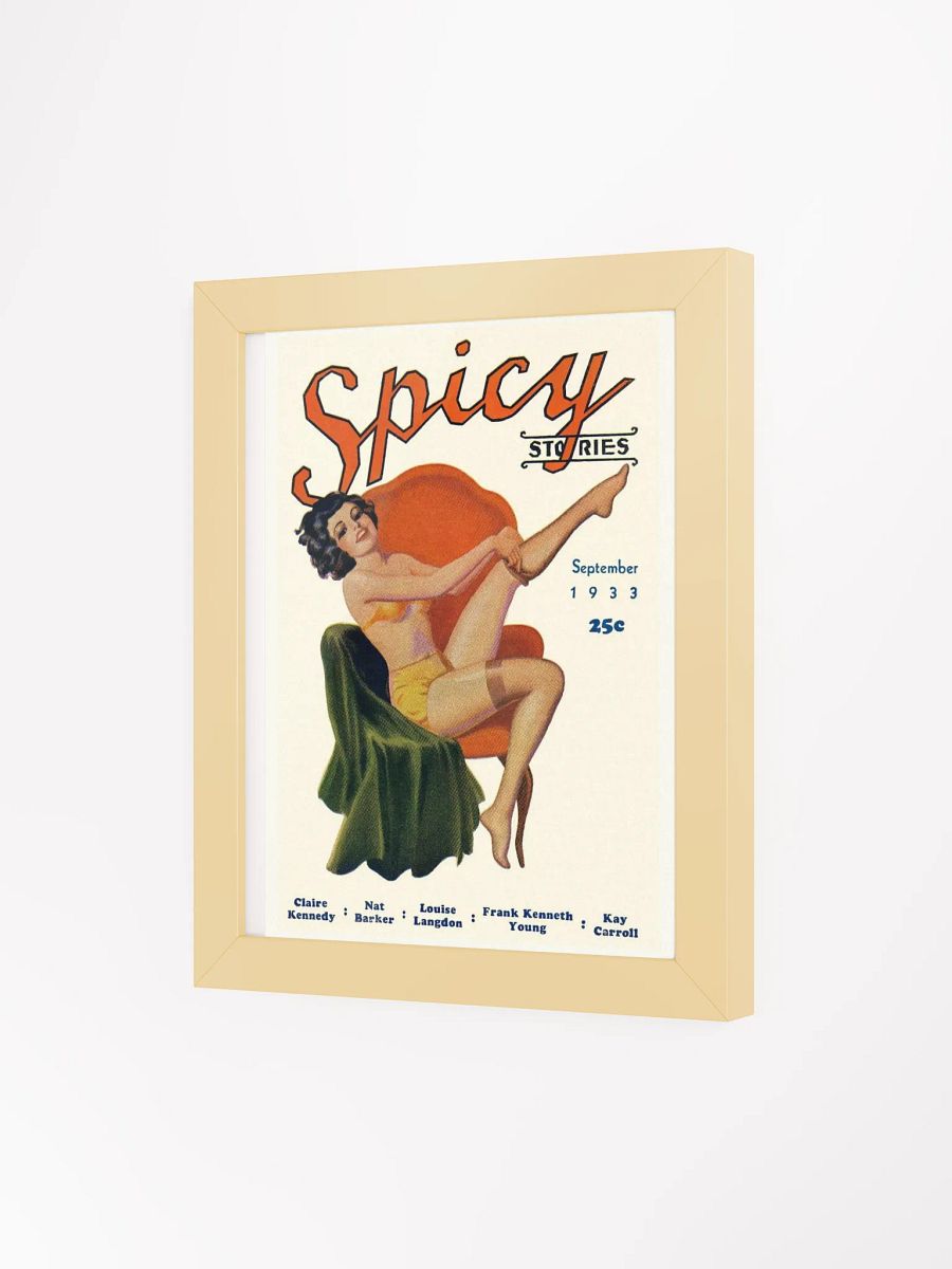 Vintage Pin-Up Spicy Stories Cover Poster product image (29)