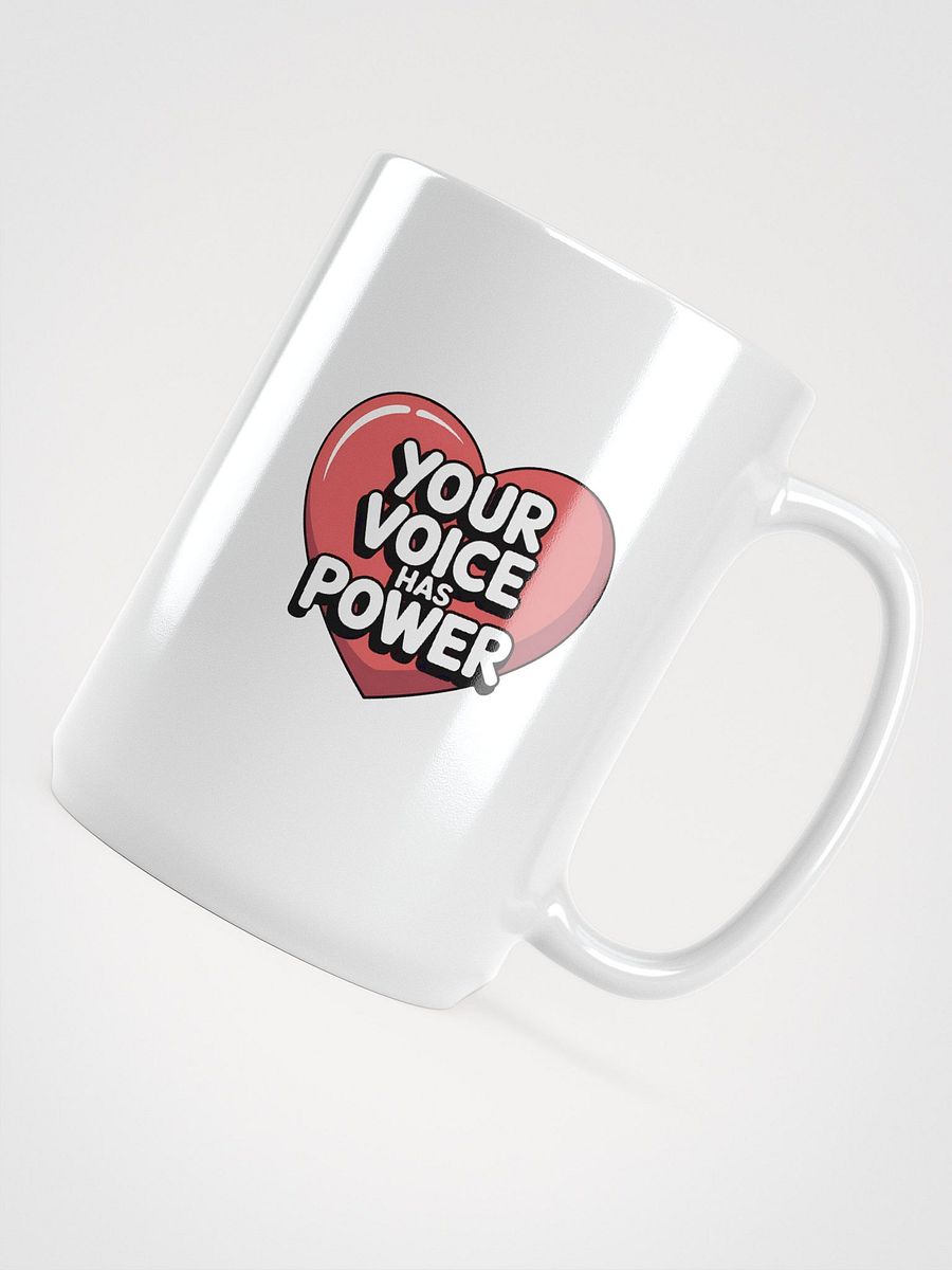 Empowerment Heart White Glossy Mug product image (4)